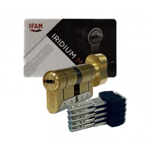 Iridium M latón leva larga con pomo